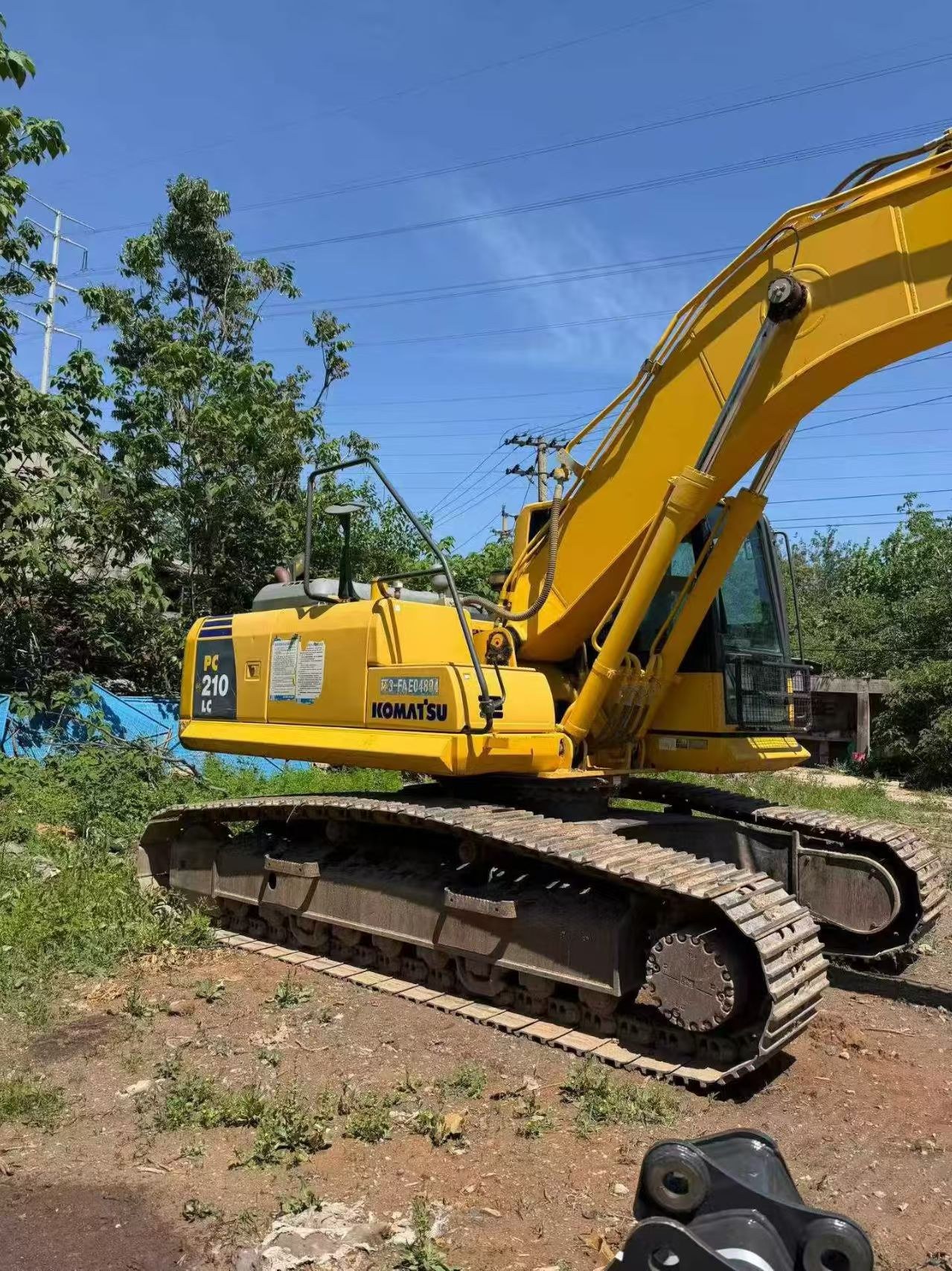 Excavator bekas Komatsu 210 tahun 2019