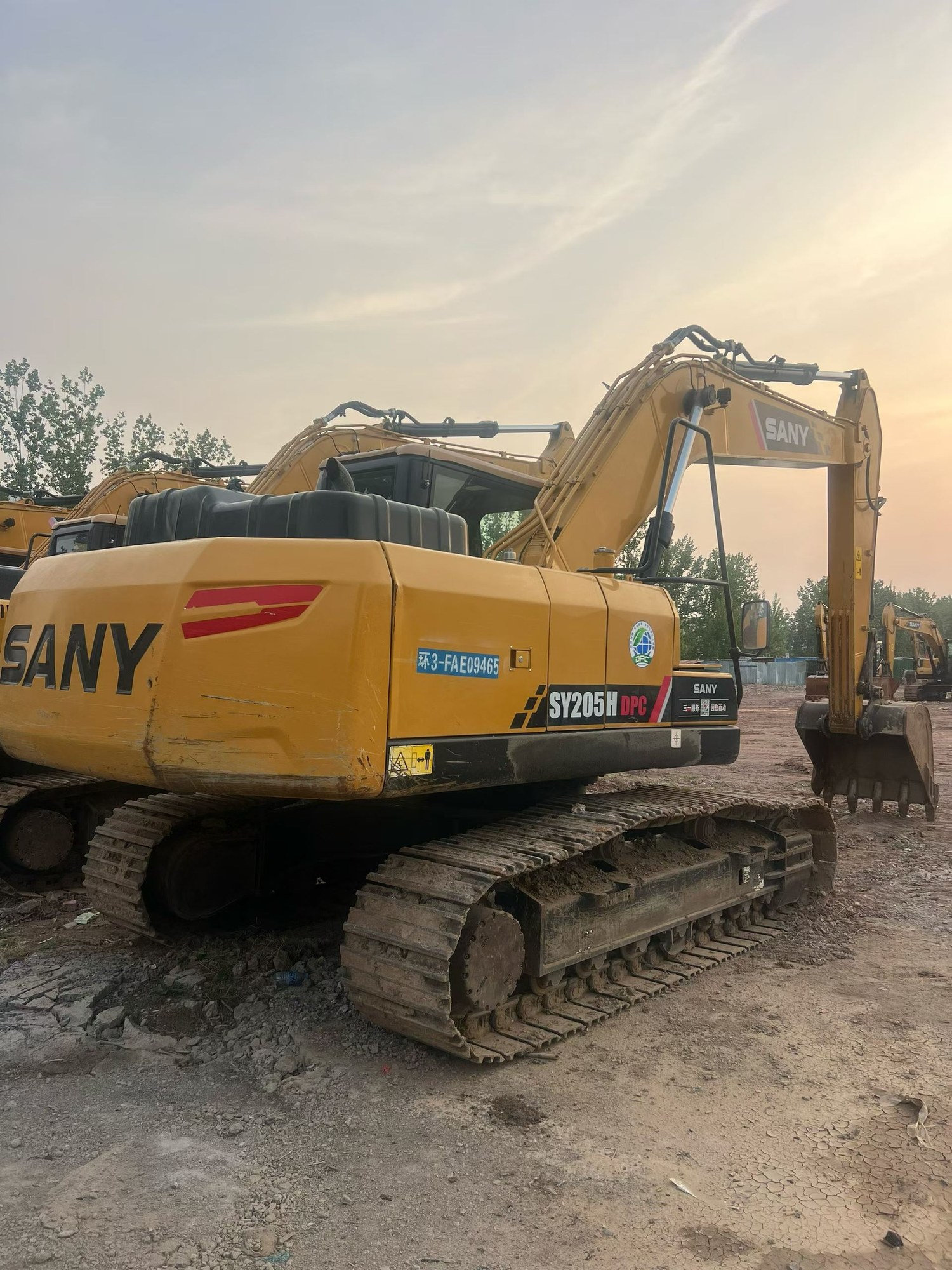 2022 год, SANY 205H, подержанный экскаватор