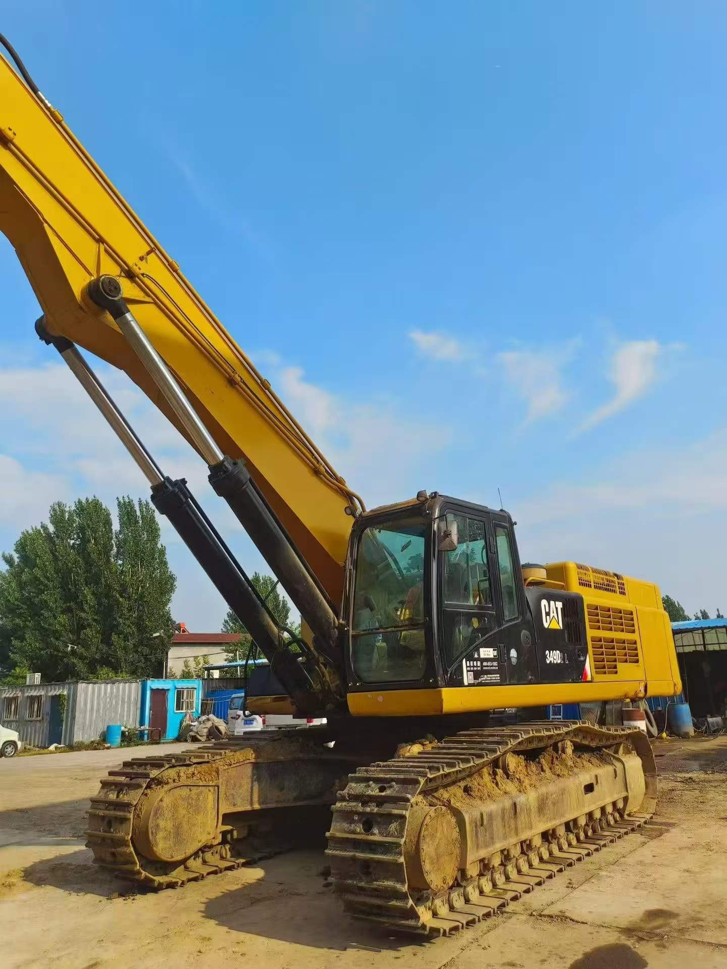 Год выпуска не указан, подержанный экскаватор Caterpillar 349D2L
