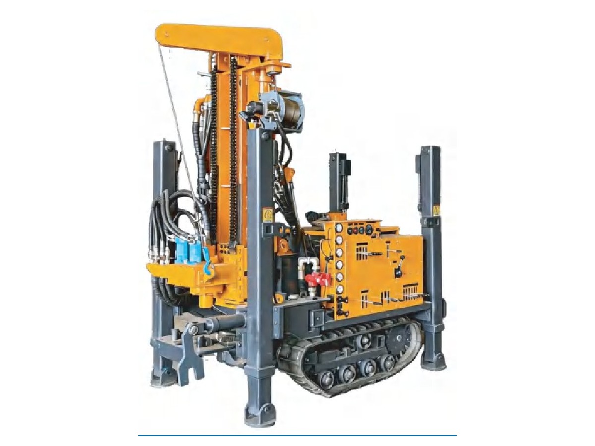 Runquan HT-200M Mini Fully Hydraulic Water Well Drilling Rig
