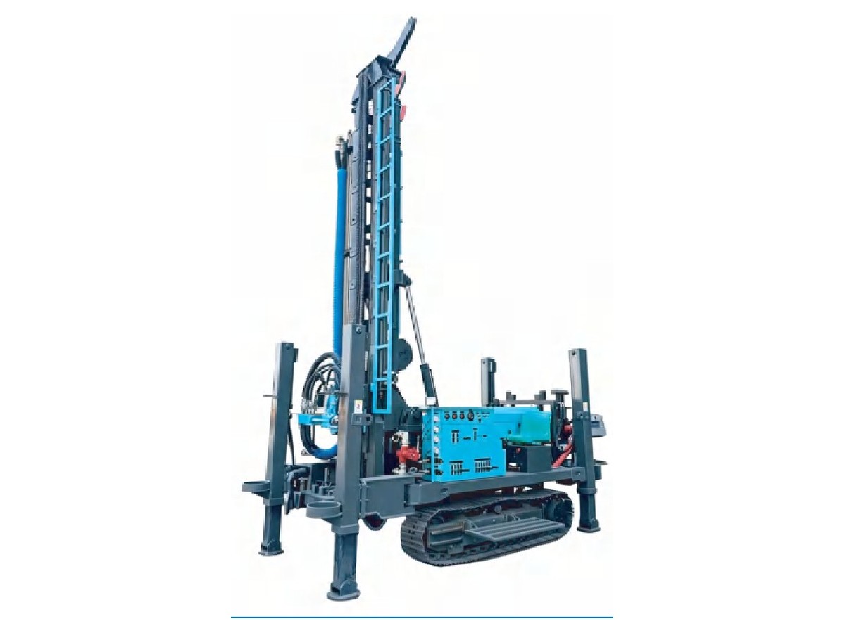 Rig Pengeboran Sumur Air Hidrolik Penuh Runquan HT-350