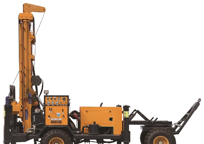 Rig Pengeboran Sumur Air Beroda Qianchuan Model 300