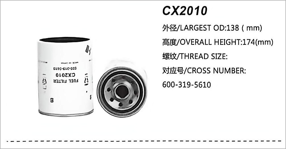 Filtro de Combustível Diesel CX2010