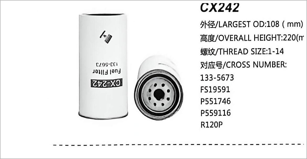 Diesel Fuel Filter CX242