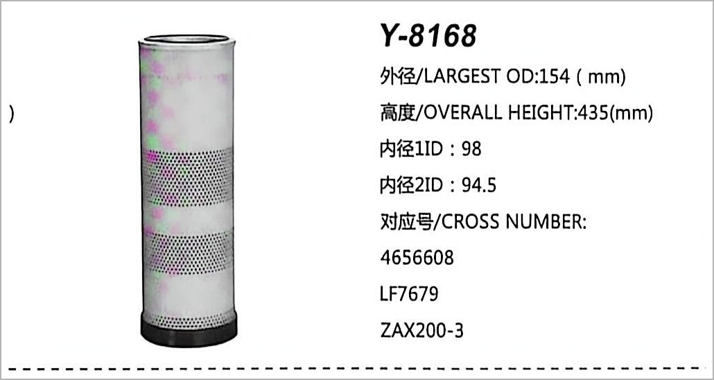 Hydraulic Oil Filter Y-8168