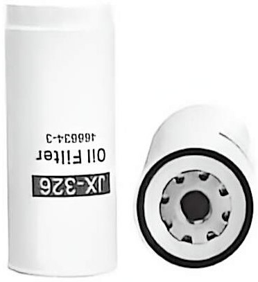 Filtro de óleo roscado JX326 para escavadeira