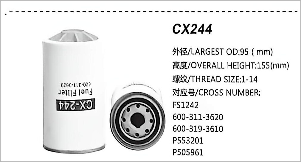 Filter Bahan Bakar Diesel CX244